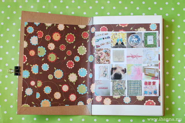 Glue Book: Start page and Mosaic from Flickr
