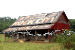 Barbed Wire and Rock City Barn
