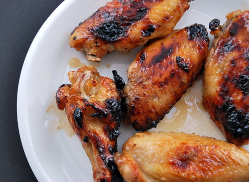 Caribbean Rum Baked Chicken Wings - Close-Up-001