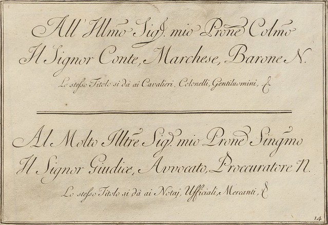 La penna da scrivere - Francesco Polanzani, 1768 l