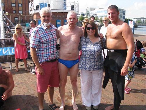 Aidan & Mike compete in The Great Manchester Swim