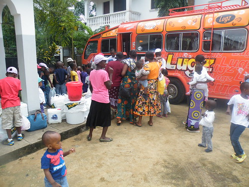 Bus arrival at The GLO