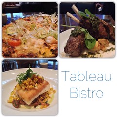 [PIC] Wow! Delicious dinner at @TableauBistro! John's 1st French dining experience in Van