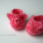 Pink Piggie Slippers for 16-17" Winterludes