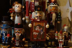 			Klaus Naujok posted a photo:	Our daughter loves nutcrackers, which she displays during the Christmas session.