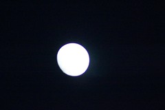 			Klaus Naujok posted a photo:	A failed attempt to catch the moon using my 210 & 300 mm lens with a 2x teleconverter.