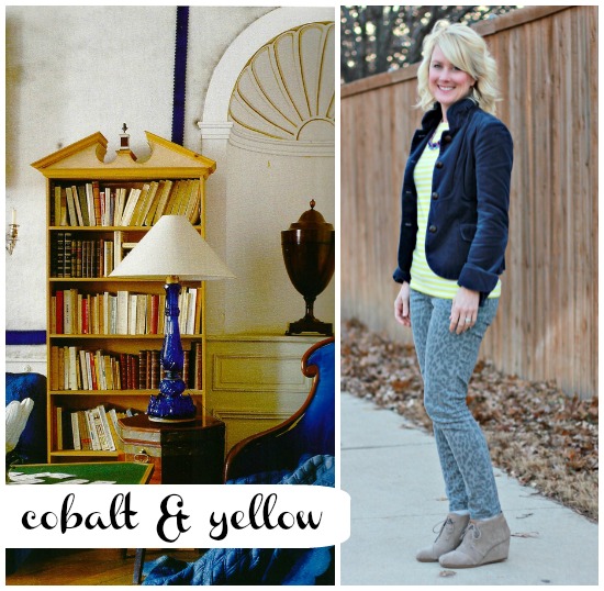 Hi Sugarplum | {Outfit Inspiration} Cobalt & Yellow