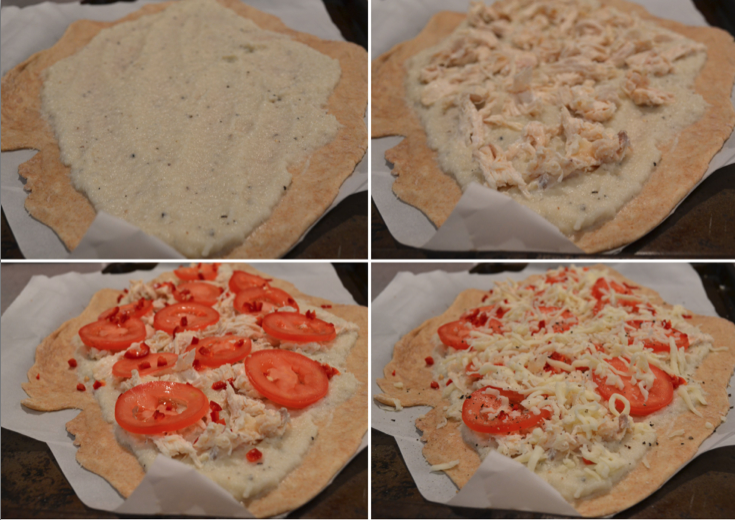 white chicken pizza | things i made today