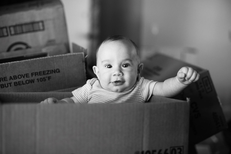 Skylar in a box