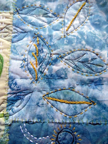 on a clear day ~ art quilt