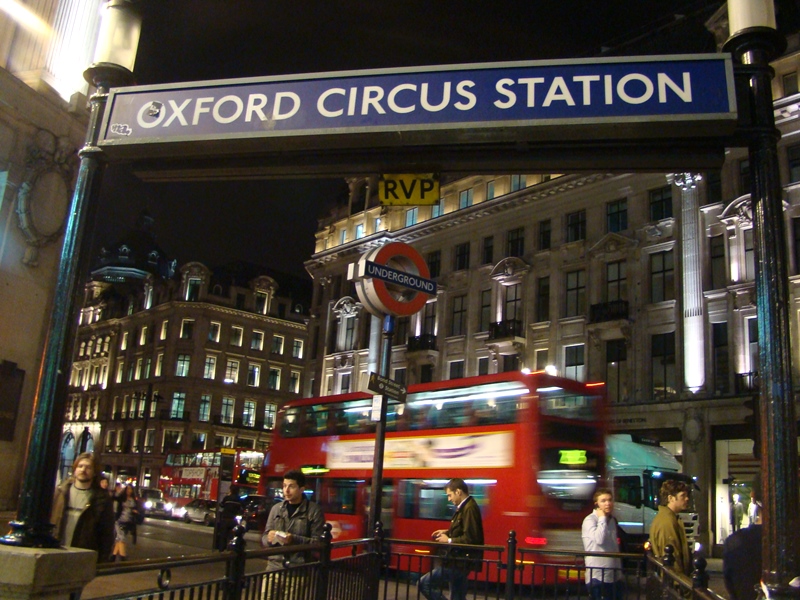 Oxford Circus Tube Station