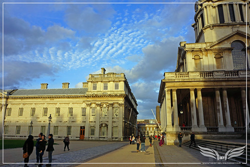 The Establishing Shot: THOR: THE DARK WORLD BATTLE OF GREENWICH FILM LOCATION - COLLEGE WAY, THE OLD ROYAL NAVAL COLLEGE (ORNC) GREENWICH, LONDON by Craig Grobler