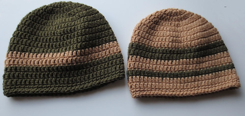 Crocheted Helmet Hat Pattern