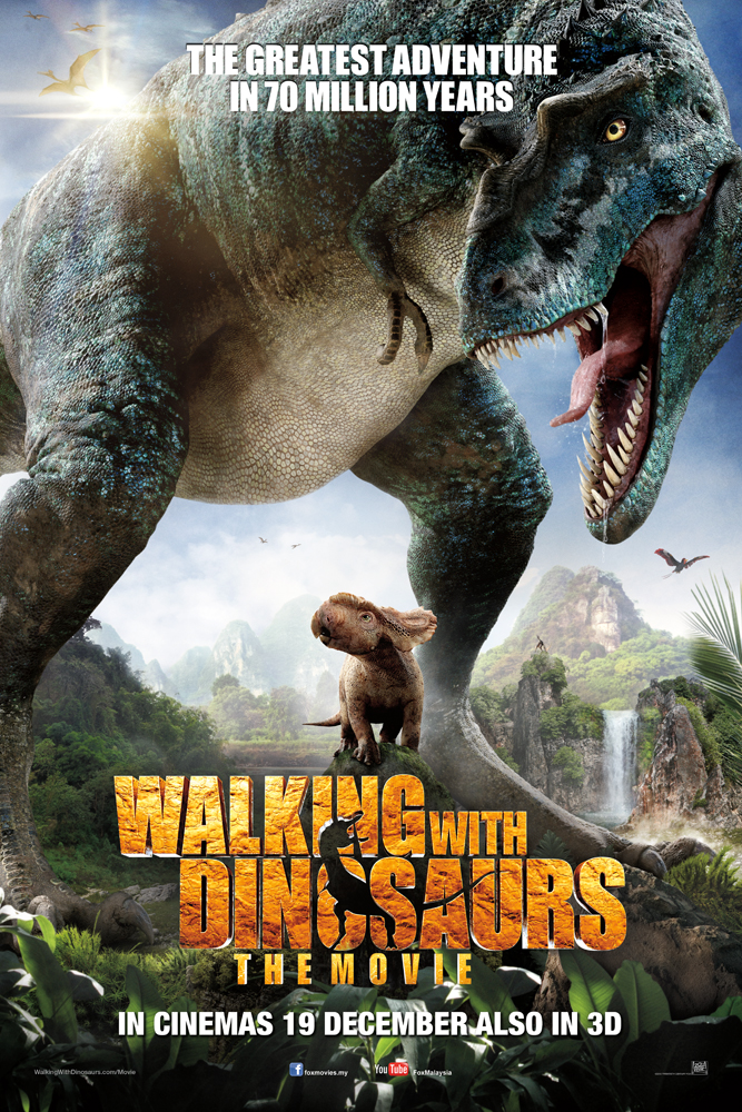 Poster WALKING WITH DINOSAURS THE MOVIE 3D