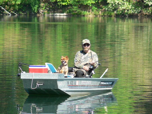 Fishing is open to everyone - even furry friends!