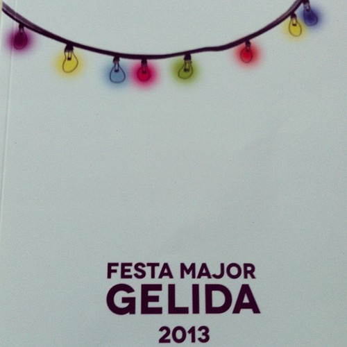 Cartell del Llibre de la #FMGelida presentat avui. Esteu convidats! #Gelida #Penedès