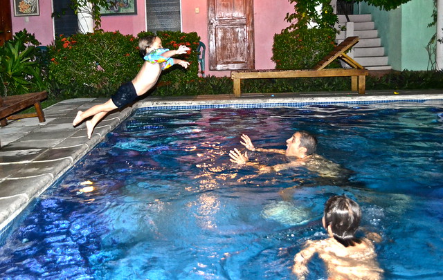 Pool fun - Atelie Del Mar Hotel - Monterrico, Guatemala