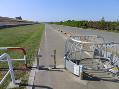 Anti-Bicycle Gate Yodo River Osaka