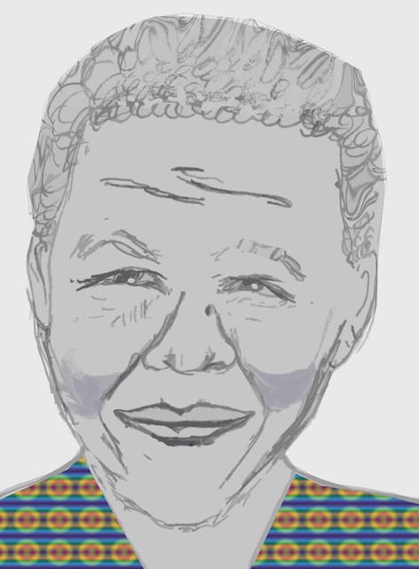 Nelson Mandela (artist impression)