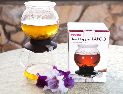 Hario Largo Tea Dripper, brewed Monkey Picked Oolong Tea