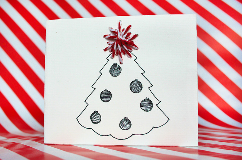 Christmas cards - Christmas tree design