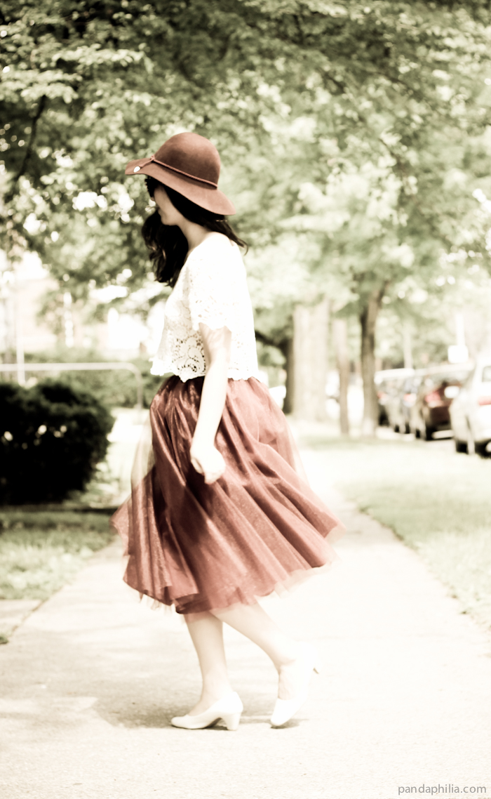vintage twirling girl