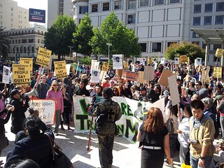 trayvon martin rally in SF
