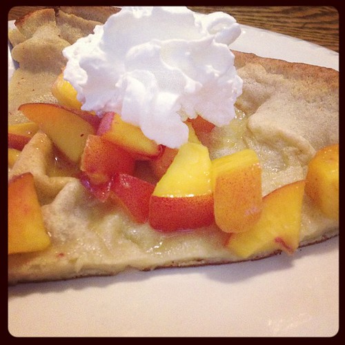 Sunday Morning Breakfast: Fresh Peach Dutch Baby #breakfast by KS Girl