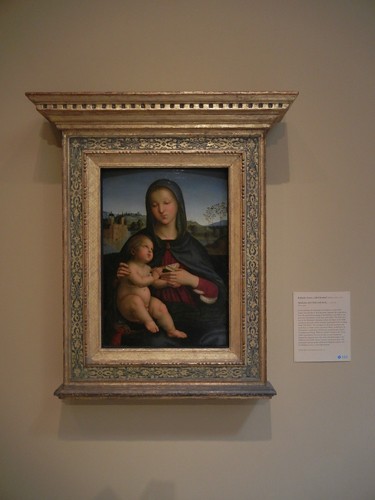 DSCN7689 _ Madonna and Child with Book, c. 1502-03, Raffaello Sanzio, called Raphael (1483-1520), Norton Simon Museum, July 2013