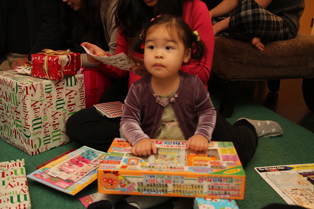 Her favorite was an Anpanman toy from my parents. 