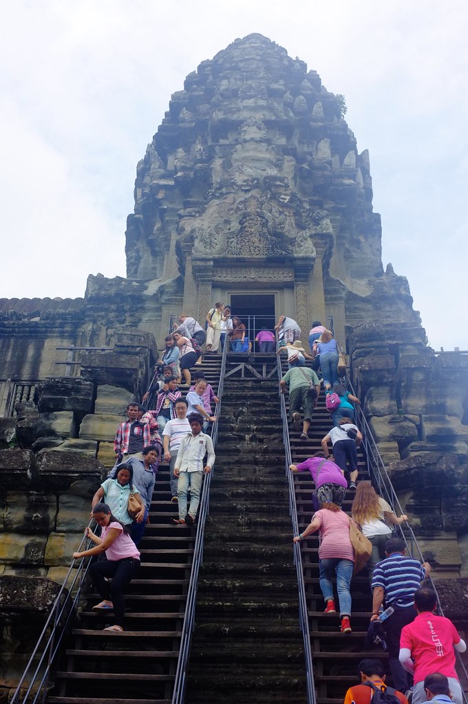Climbing Angkor Wat1