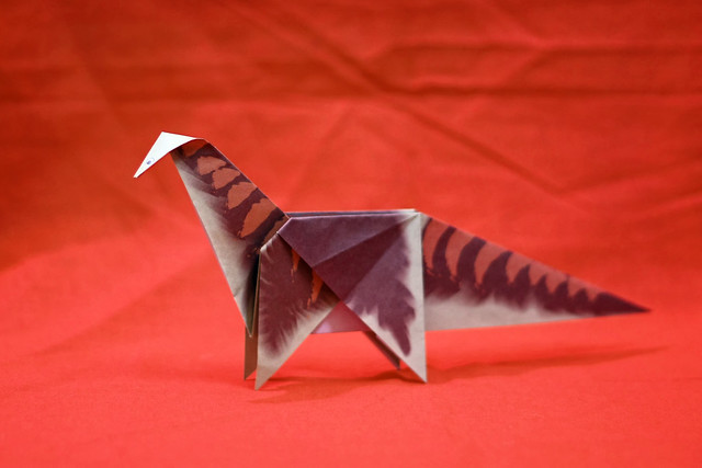 Origami Apatosaurus