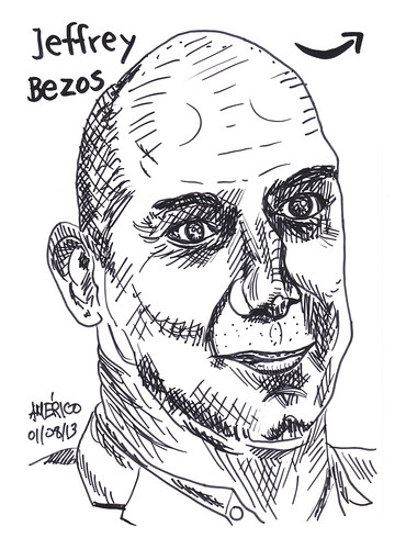 Jeffrey Bezos, CEO of Amazon.com by americoneves