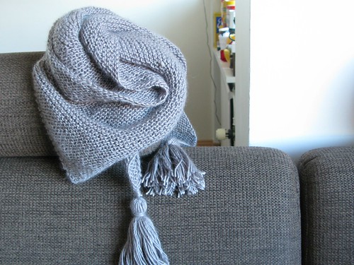 Knitted: a comfort scarf