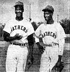 Jim (Left) and Leander (right) Tugerson (The Sporting News 4/22/1953).
