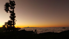 Atardecer y mar de nubes en Gran Canaria