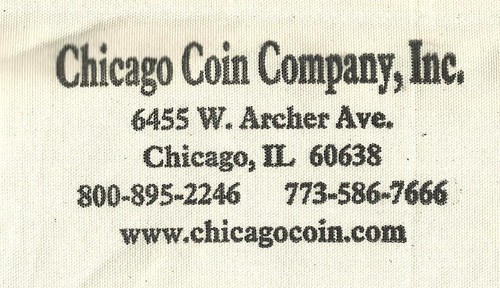 Chicago Coin Company coin bag