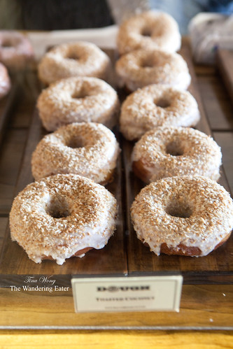 Toasted coconut doughnuts by Dough