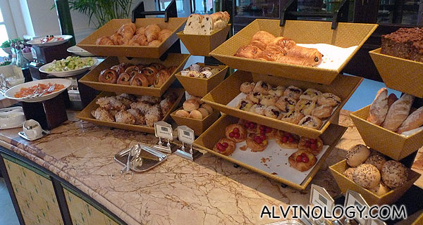 Bread and pastry selection 