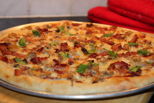 Clam and Bacon Pizza Anthea