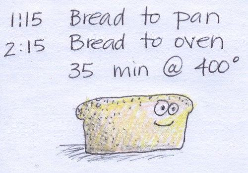 bread notes by Bricoleur's Daughter