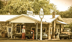 old cities service gas station