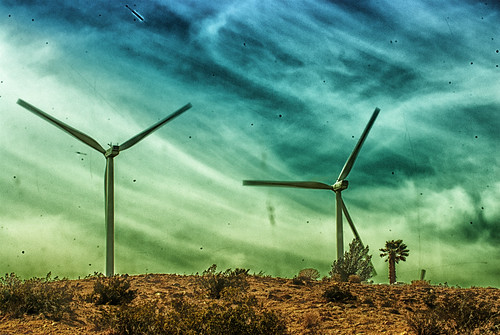 Windmills, Wind, Dirt And Camera by hbmike2000
