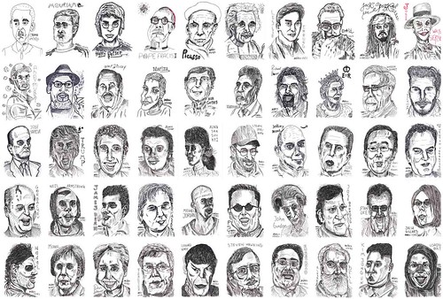 50 Portraits by americoneves