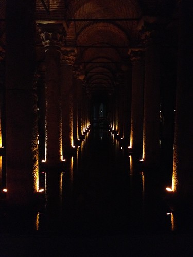inside the Basilica cistern