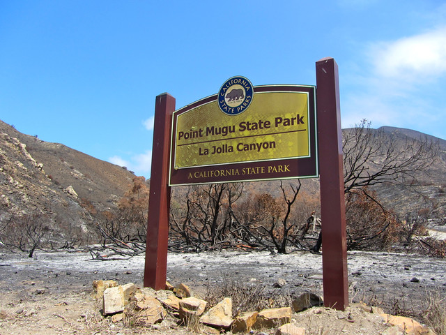 point mugu state park, after the springs fire