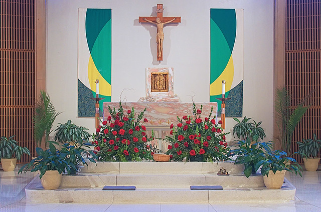Saint Clement of Rome Church, in Des Peres, Missouri, USA - altar (reduced size)