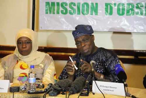 African Union observer mission to Zimbabwe was headed by former Federal Republic of Nigeria military leader and president Olusegun Obasanjo and Dr. Aisha Abdullahi of the AU political affairs commsions. They endorsed the elections as free and fair. by Pan-African News Wire File Photos