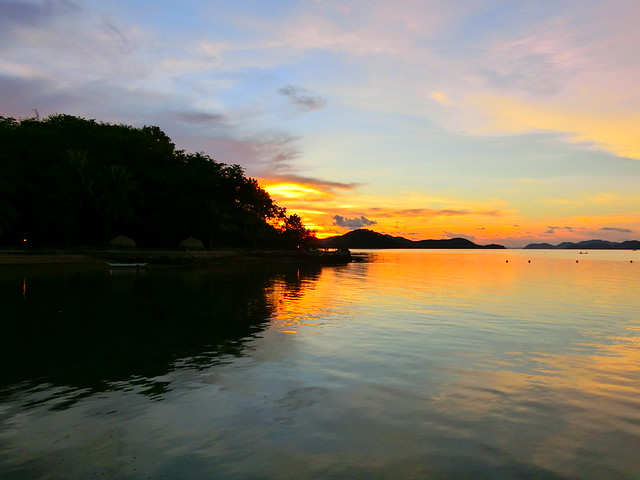 Sunset in Coron island, Palawan, Philippines