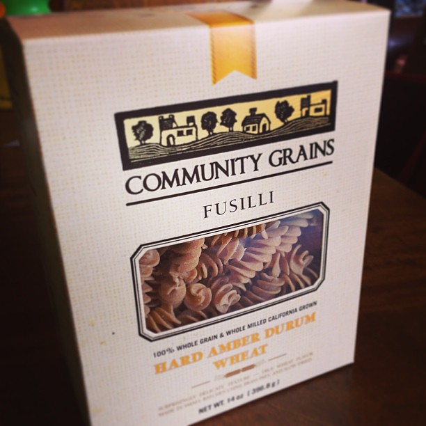 Finally got Community Grains pasta at Whole Foods Campbell.